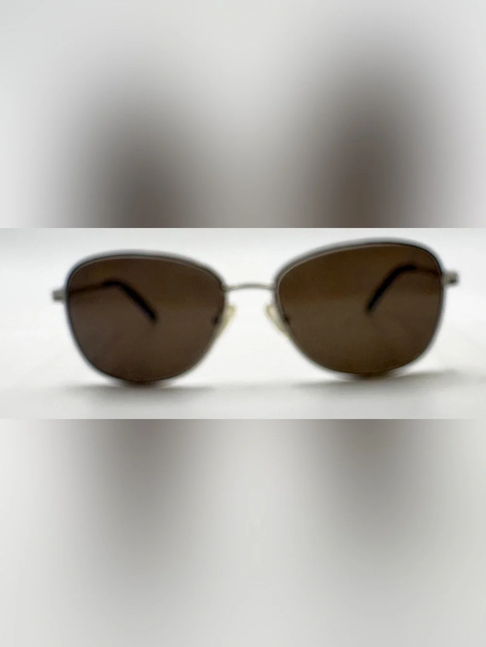 Chelsea Morgan Sun CMS4005 Silver Oval Metal Sunglasses Frames Only
